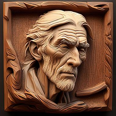 3D model George Spangenberg American artist (STL)